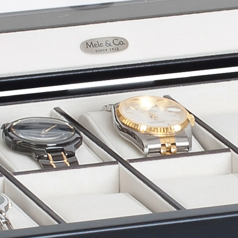 Mele and Co Grant Wooden Watch Box - Java