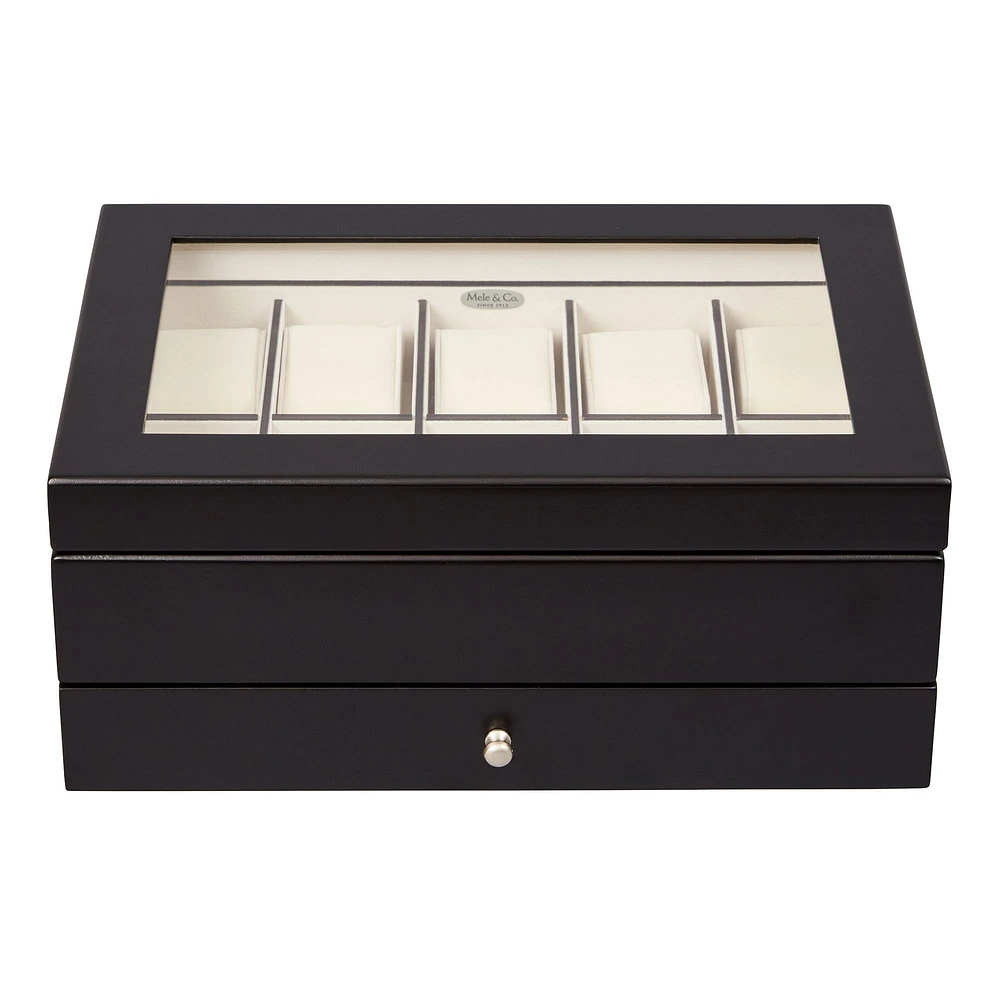 Mele and Co Grant Wooden Watch Box - Java
