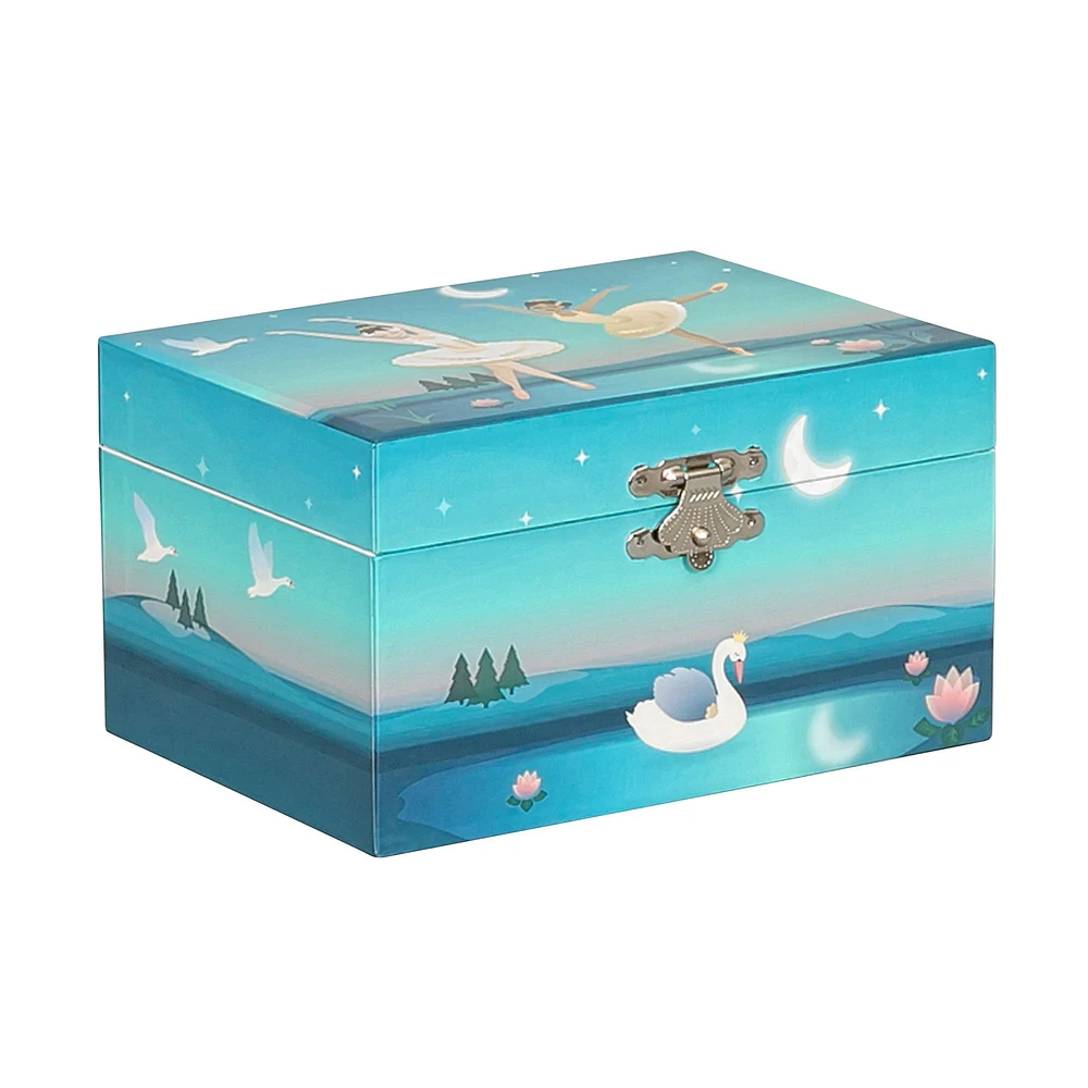 Mele and Co Marlo Musical Ballerina Jewellery Box - Blue