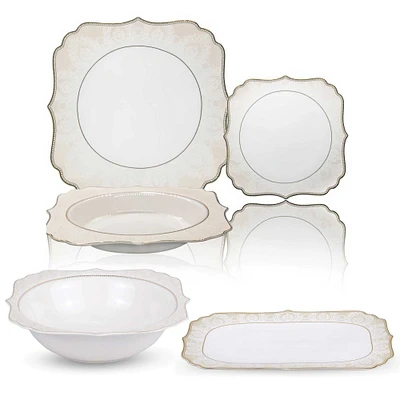 Studo 20-Piece Bone China Dinnerware Set by Brilliant