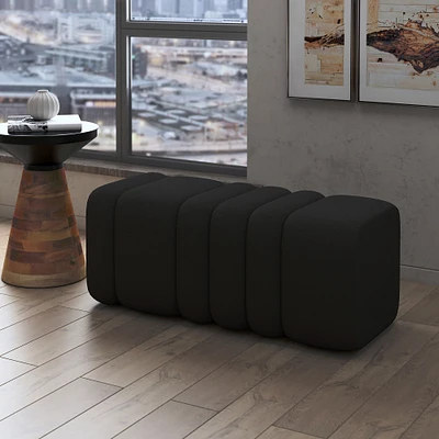 BRAZIE BUBBLE Ottoman - Black