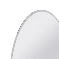 Charles Frameless Oval Wall Mirror