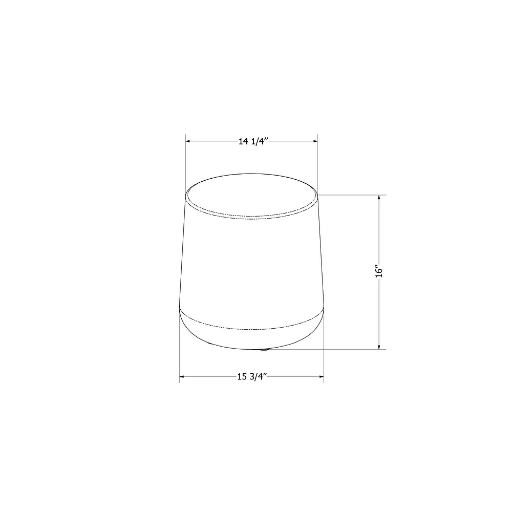 Dalya Round Outdoor Side Table Grege by South Shore Furniture