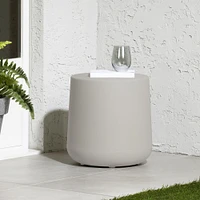 Dalya Round Outdoor Side Table Grege by South Shore Furniture