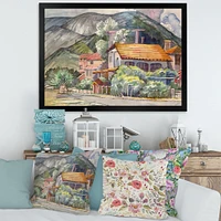 Greek Landscape off The Coast of Aegean Sea  Wall Art