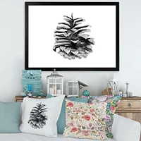 Conifer Cone Monochrome Wall Art