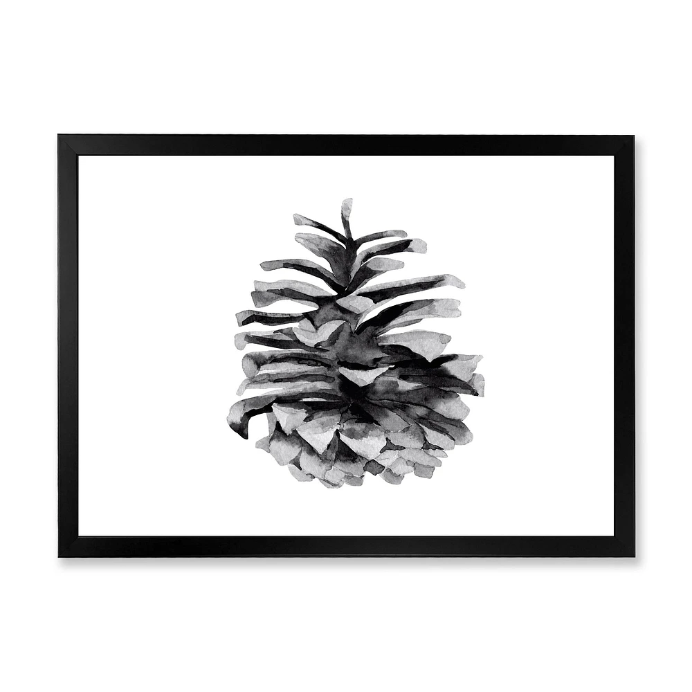 Conifer Cone Monochrome Wall Art