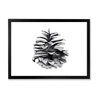 Conifer Cone Monochrome Wall Art