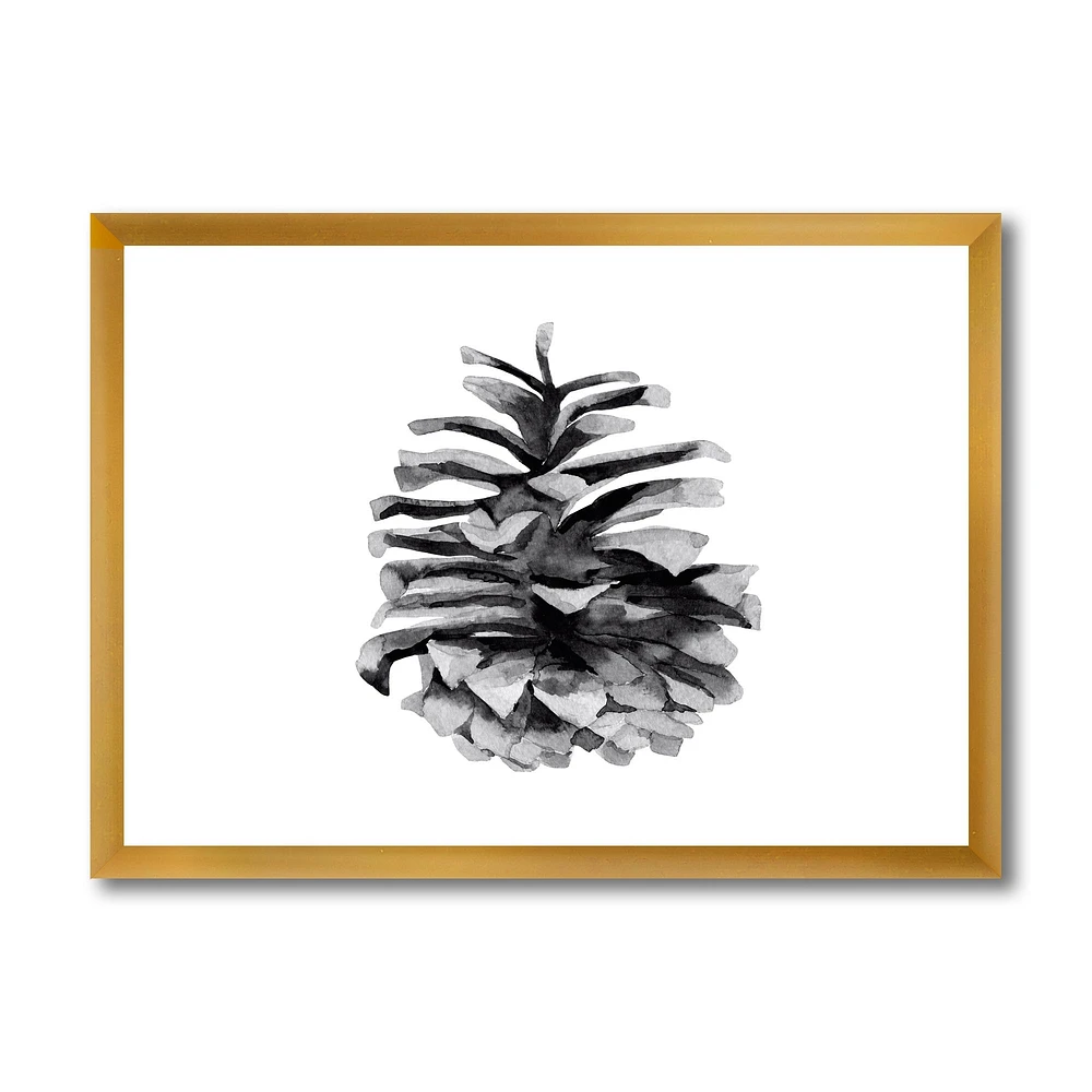 Conifer Cone Monochrome Wall Art