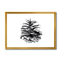 Conifer Cone Monochrome Wall Art