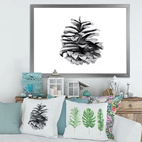 Conifer Cone Monochrome Wall Art