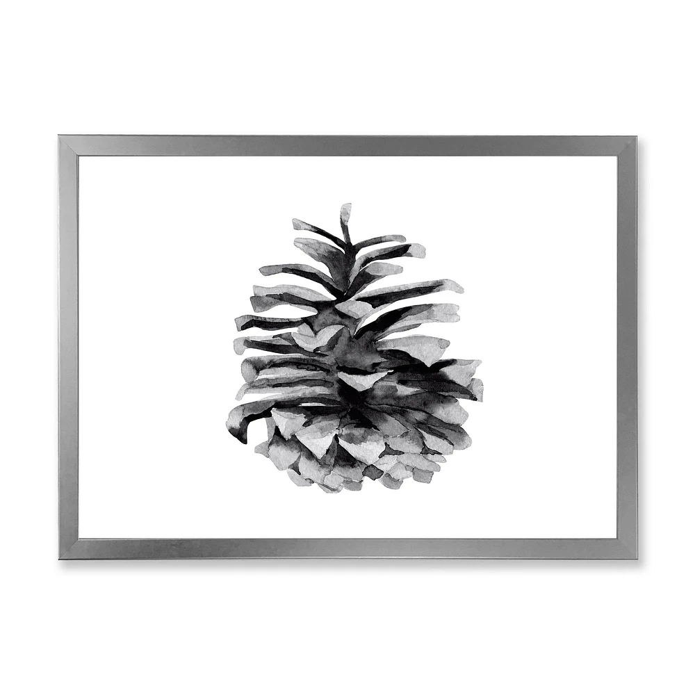 Conifer Cone Monochrome Wall Art