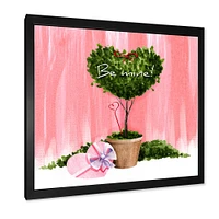Toile « Heart Shaped Valentine House Plant »
