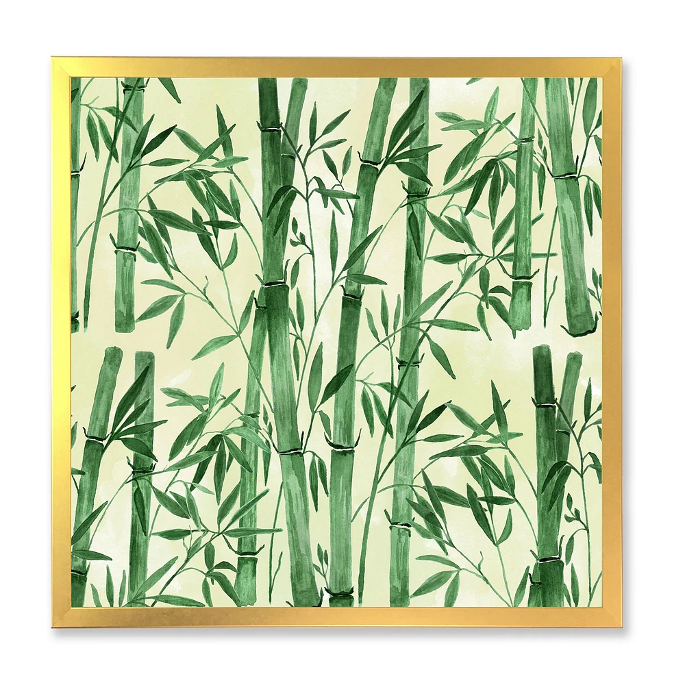 Bamboo Branches The Forest I  Wall Art