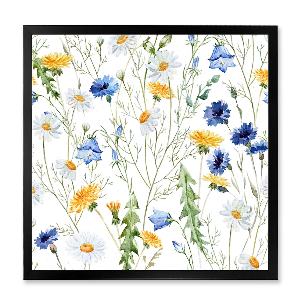 WildFlowers Chamomile and Clover Bell II  Wall Art