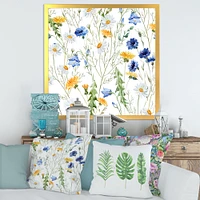 WildFlowers Chamomile and Clover Bell II  Wall Art