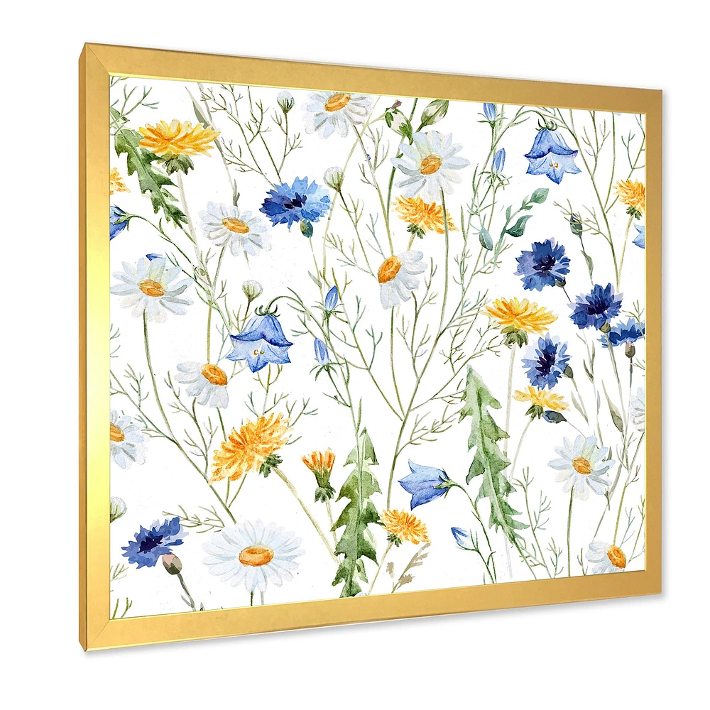 WildFlowers Chamomile and Clover Bell II  Wall Art