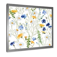 WildFlowers Chamomile and Clover Bell II  Wall Art