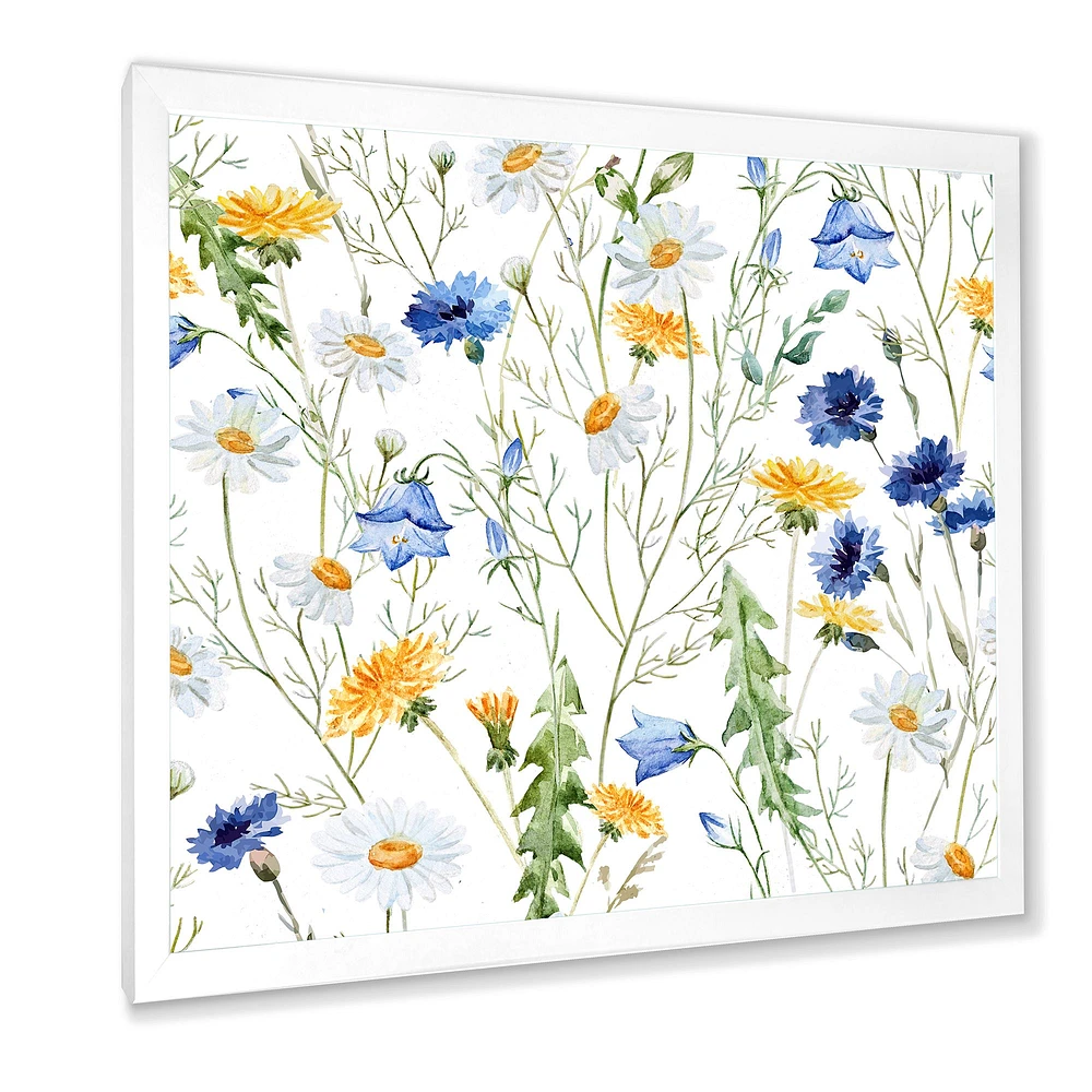 WildFlowers Chamomile and Clover Bell II  Wall Art