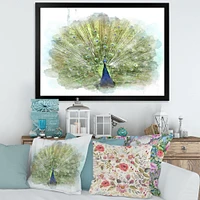 Toile « Peacock Bird »