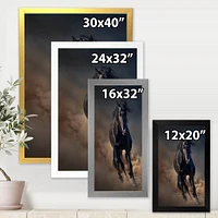 Portrait of Thoroughbred Nonius Stallion Horse I  Wall Art