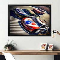 American Race Car Framed Wall Art