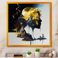 Double Explosure Of Man Dream Wall Art