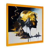 Double Explosure Of Man Dream Wall Art