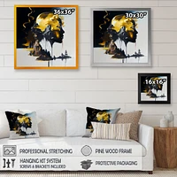 Double Explosure Of Man Dream Wall Art