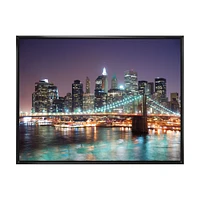New York City Manhattan Skyscrapers  Wall Art