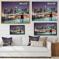 New York City Manhattan Skyscrapers  Wall Art
