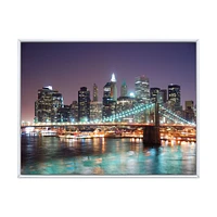 New York City Manhattan Skyscrapers  Wall Art