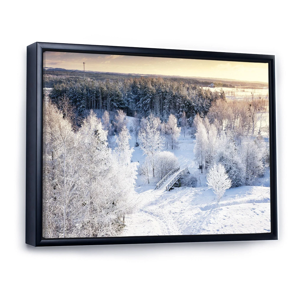 Beautiful Winter Panorama  Wall Art