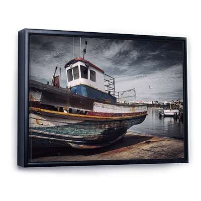 Old Fishing Boat Wall Art