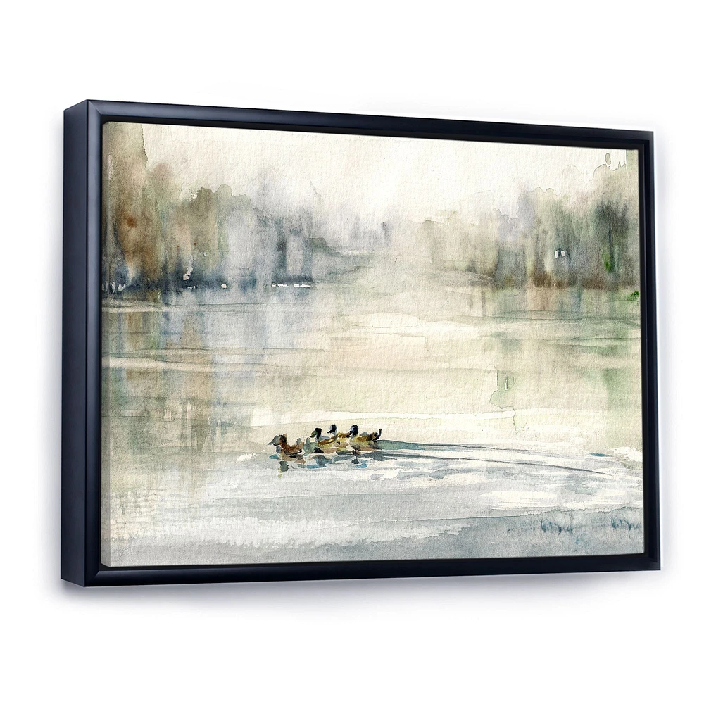 Ducks Pond Canvas
