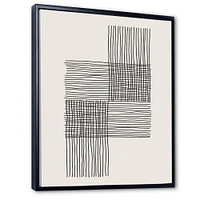 Minimal Geometric Compostions of Elementary Forms XIX  Wall Art
