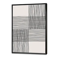 Minimal Geometric Compostions of Elementary Forms XIX  Wall Art