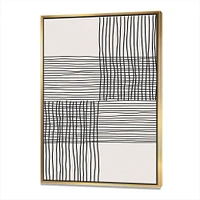 Minimal Geometric Compostions of Elementary Forms XIX  Wall Art
