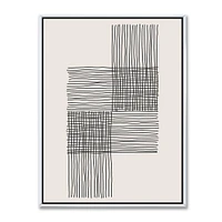 Minimal Geometric Compostions of Elementary Forms XIX  Wall Art