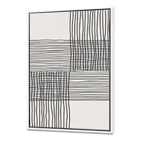 Minimal Geometric Compostions of Elementary Forms XIX  Wall Art