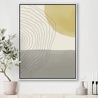 Minimal Geometric Compostions of Elementary Forms XXXIV  Wall Art