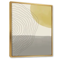 Minimal Geometric Compostions of Elementary Forms XXXIV  Wall Art