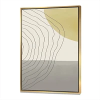Minimal Geometric Compostions of Elementary Forms XXXIV  Wall Art