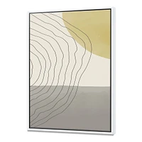 Minimal Geometric Compostions of Elementary Forms XXXIV  Wall Art