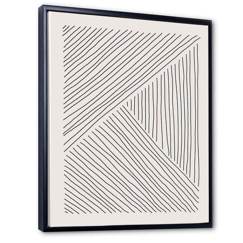 Minimal Geometrical Lines II  Wall Art