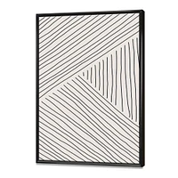 Minimal Geometrical Lines II  Wall Art
