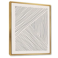 Minimal Geometrical Lines II  Wall Art