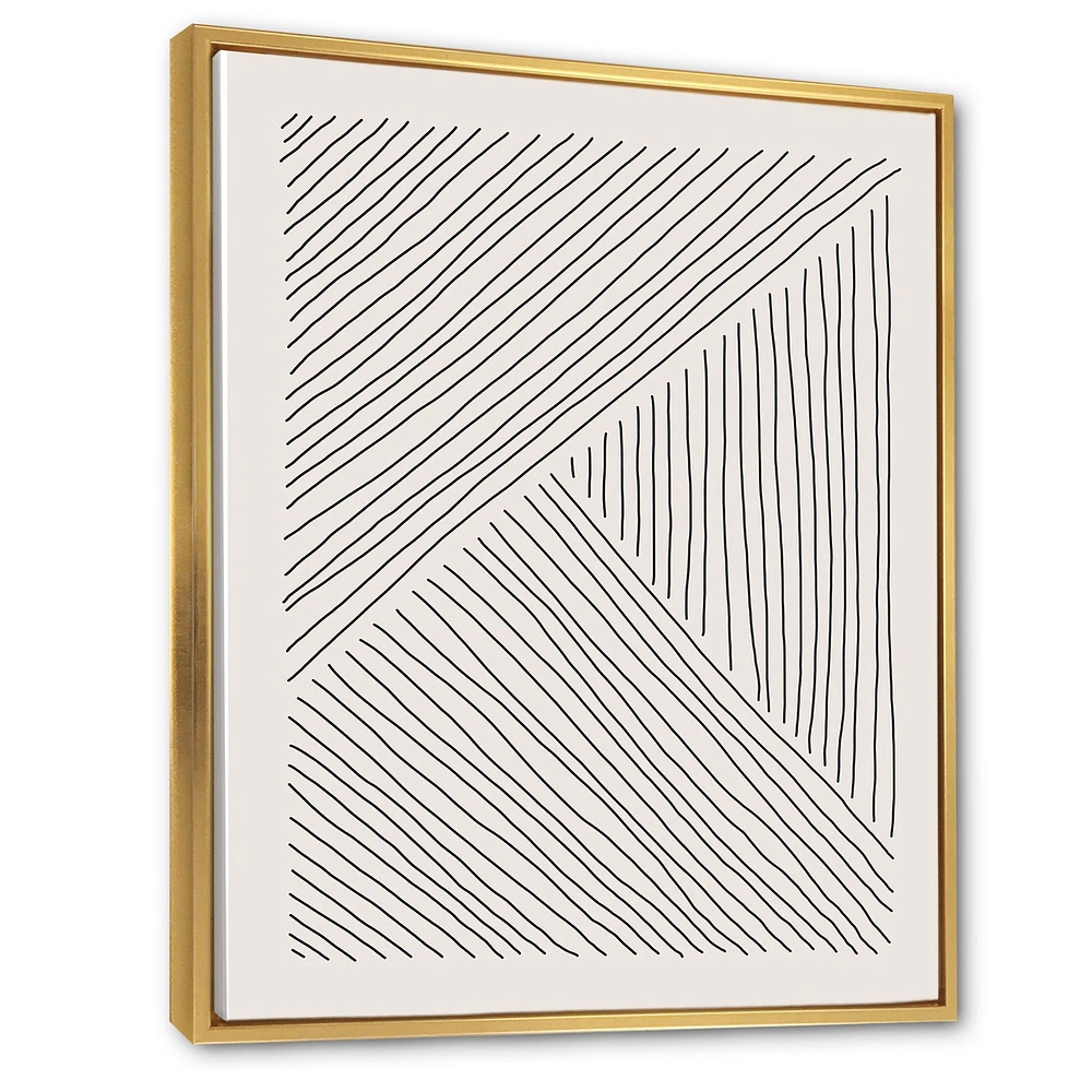 Minimal Geometrical Lines II  Wall Art