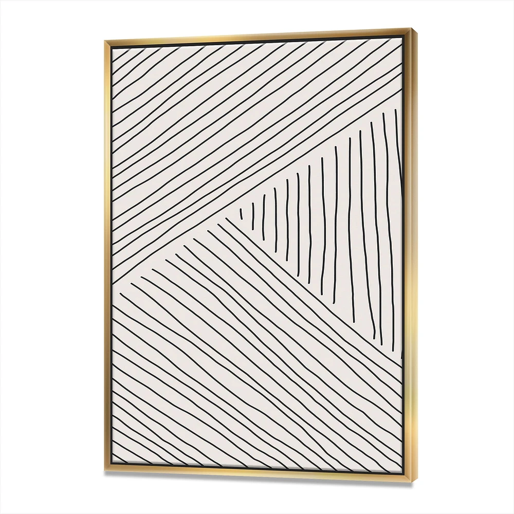Minimal Geometrical Lines II  Wall Art