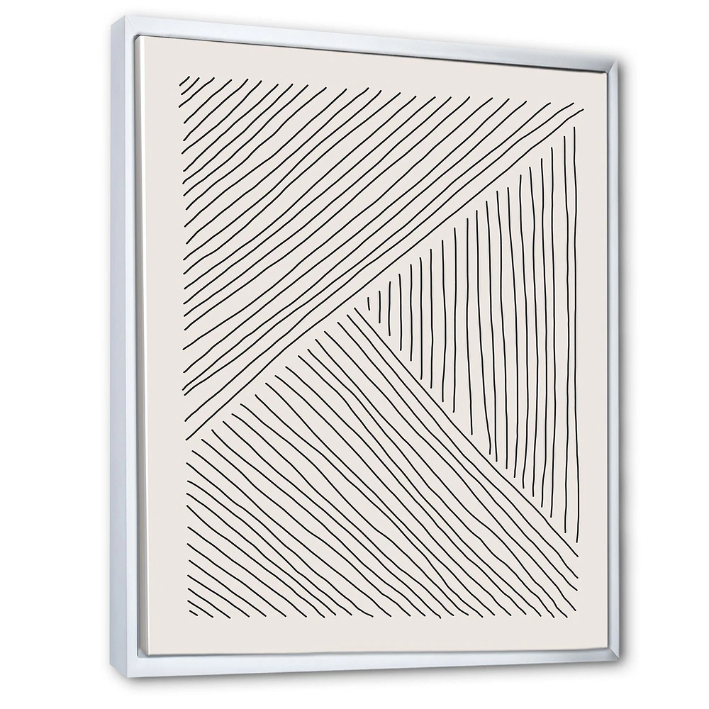 Minimal Geometrical Lines II  Wall Art